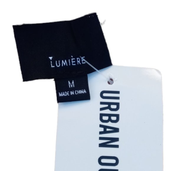 Lumiere boho smocked gold dress sz M NEW - Picture 6 of 9